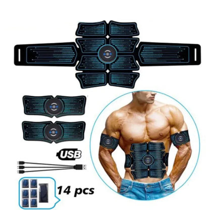 Rechargeable Abdominal Training/ Electric Slimming Patch Body Shaping Massager