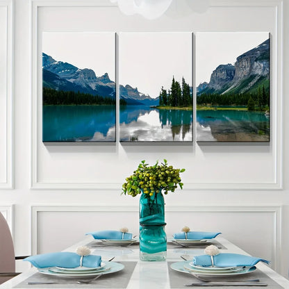 3 canvas wall art prints -