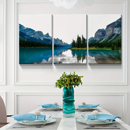 3 canvas wall art prints -