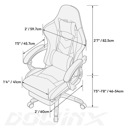Ergonomic Office Recliner  with Massage