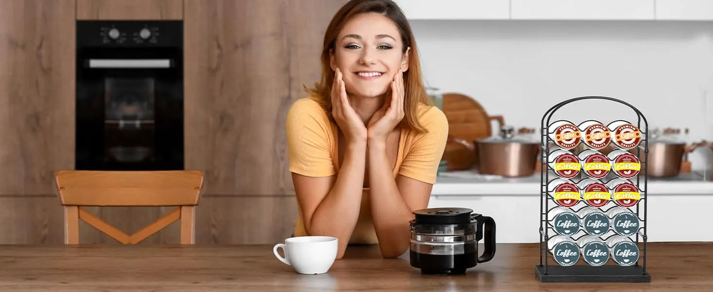 30-Capacity Coffee Pod Organizer